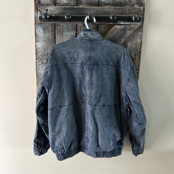 Men's Vintage Denver Hayes Full Zipper Light Weight Jacket - Picture 2 of 3